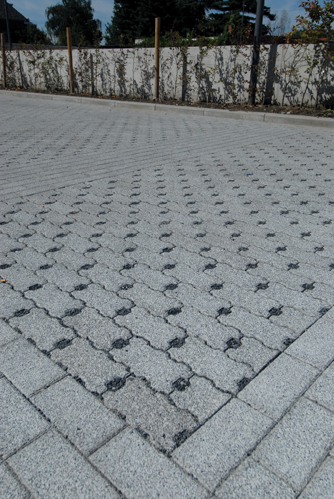 Réaménagement de la Hemelhof Bornem pavage drainant