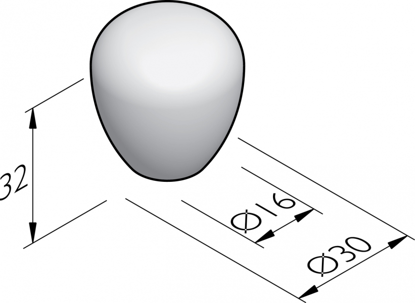 Sierbolder rond 30