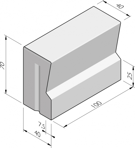 Grande bastion banden 40/32x70