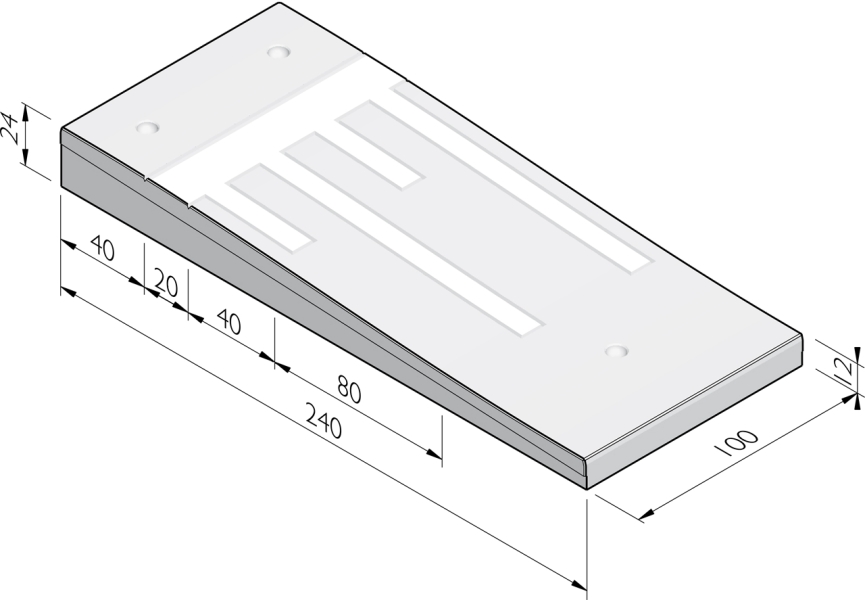 Verkeersdrempels 240