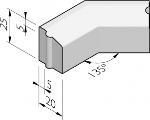 Hoeken 135°