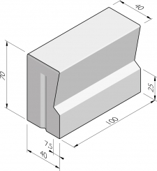 Grande bastion banden 40/32x70