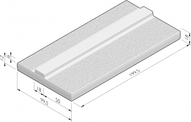 Opsluitplaat Infill Barrier