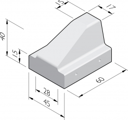 Schampblokken 60x45