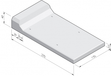 Stootblok Carrier