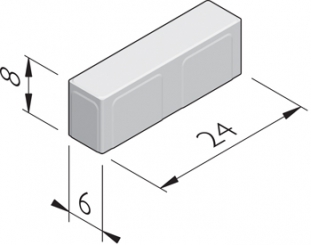 Naturale 24x6 lingeformaat