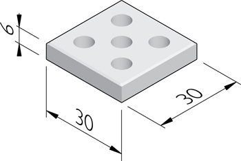 Boomtegels 30x30