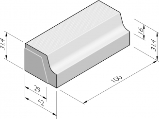 Bushaltebanden type P profiel 16